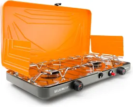 , Selkirk Camping Stove, 10,000 BTU High-Output, 2-Burner Propane, 540