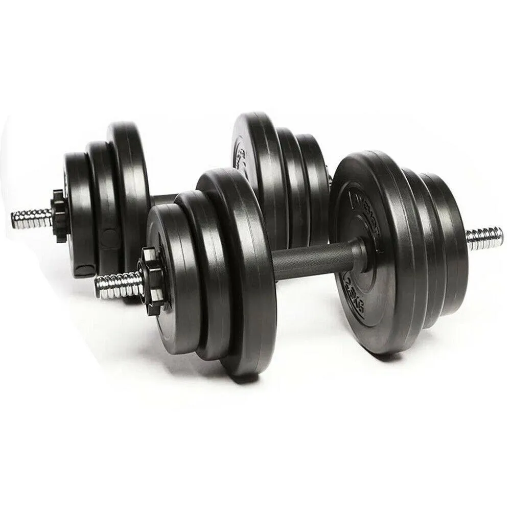 30Kg Adjustable Dumbbell Set With Plastic Handle