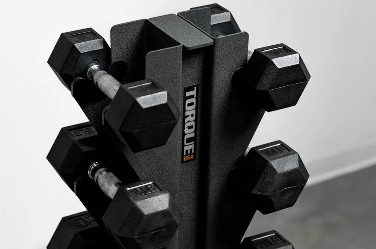 8 Pair Vertical Dumbbell Rack (Torque Fitness)