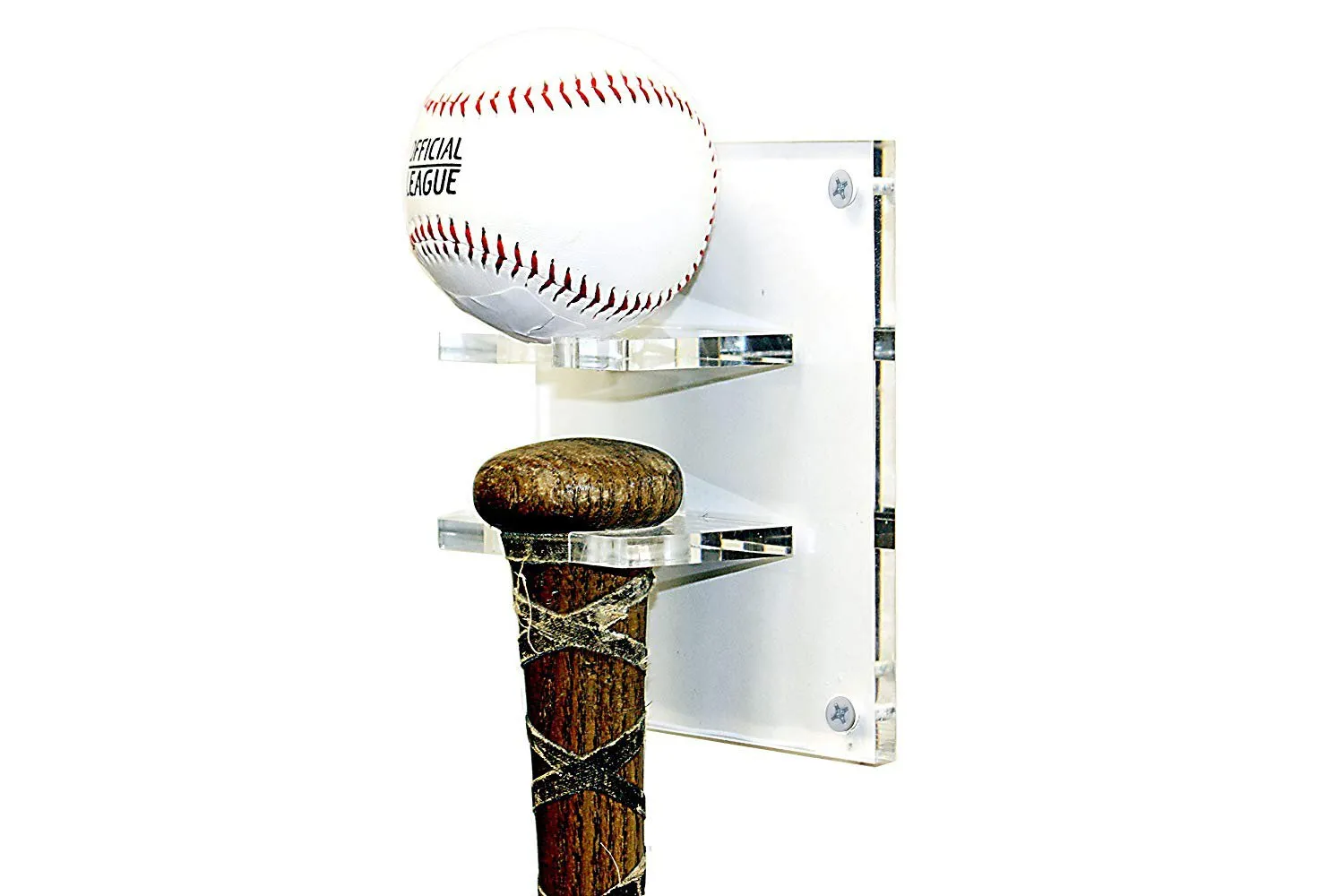 Acrylic Wall Mounts and Display Stands for Regular Baseball Bat