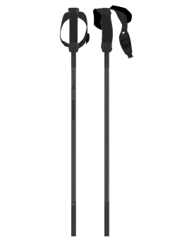 Atomic AMT Carbon SQS Ski Poles - Black / Anthracite - 2023