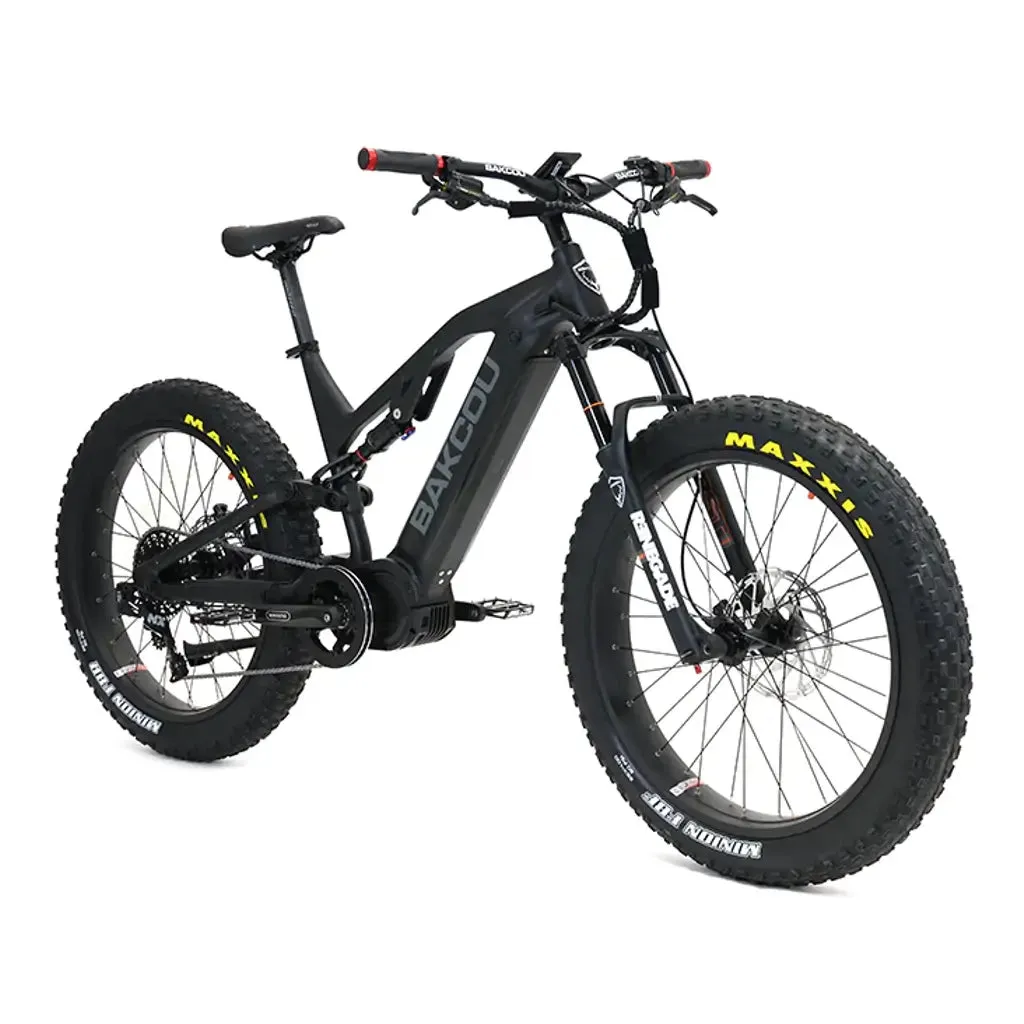 Bakcou Scout Full Suspension Fat Tire Electric Bike