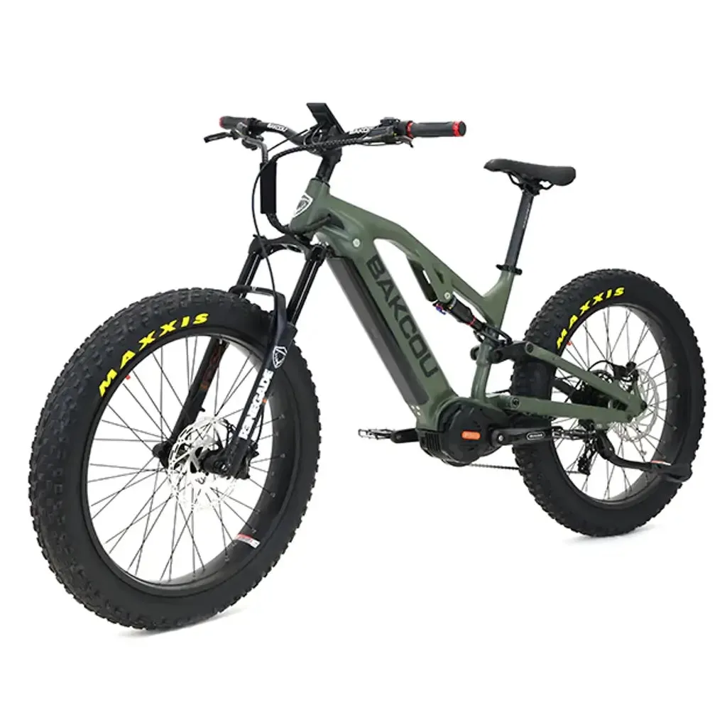 Bakcou Scout Full Suspension Fat Tire Electric Bike