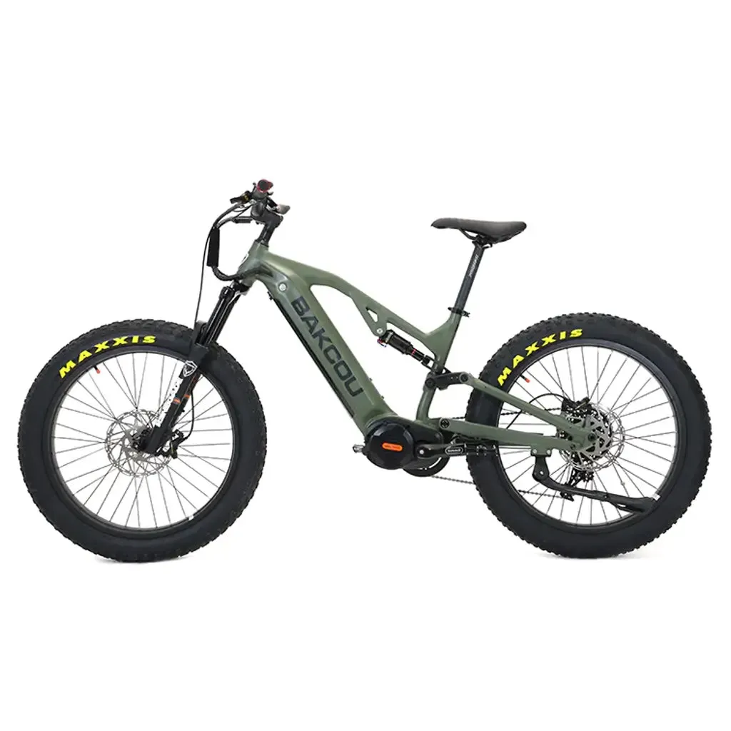 Bakcou Scout Full Suspension Fat Tire Electric Bike