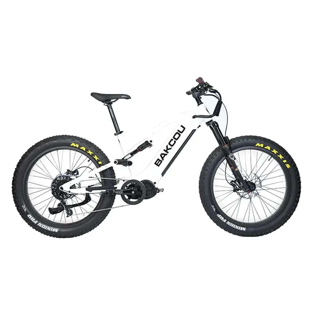 Bakcou Scout Full Suspension Fat Tire Electric Bike