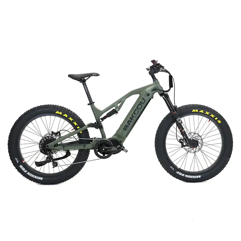 Bakcou Scout Full Suspension Fat Tire Electric Bike