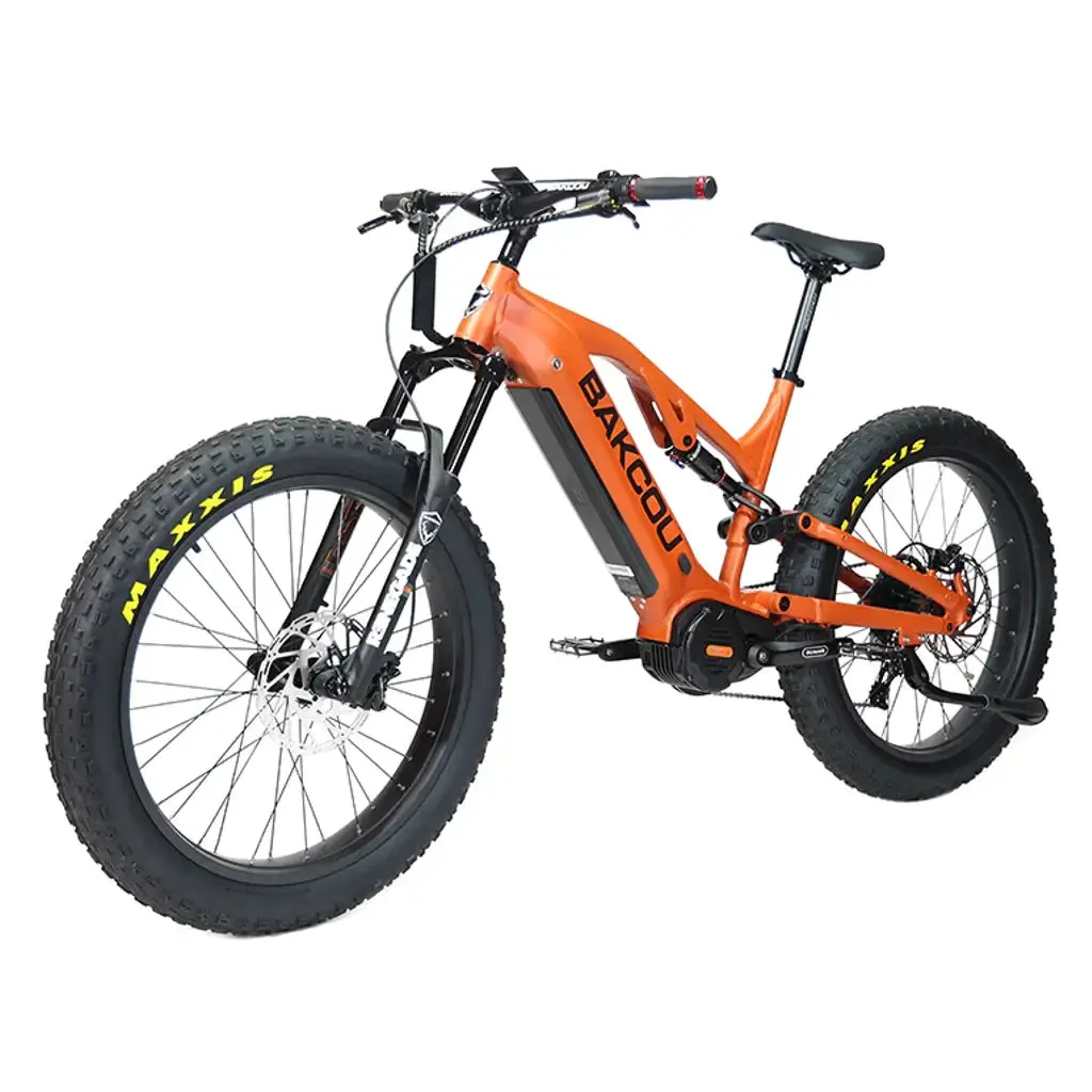 Bakcou Scout Full Suspension Fat Tire Electric Bike