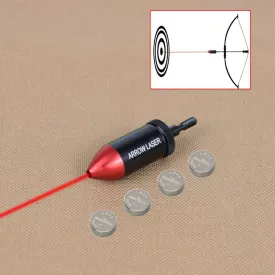 Battery Premium Quality Arrow Laser Bore Sight Collimator Red Dot for Crossbow