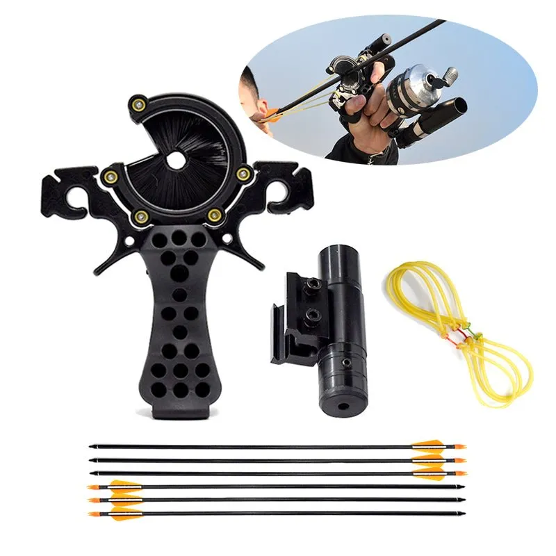 Big Fishing Slingshot Archery with Arrows and Laser Multifunctional Slingshot