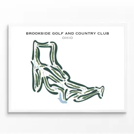 Brookside Golf & Country Club, Ohio - Printed Golf Courses