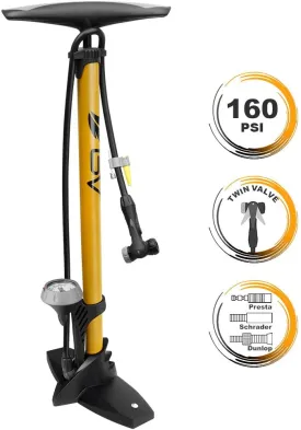 BV Bicycle Ergonomic Bike Floor Pump