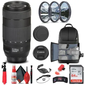 Canon EF 70-300mm f/4-5.6 IS II USM Lens (0571C002)   Filter   BackPack   More