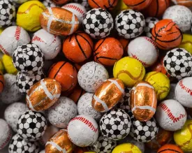 Chocolate Sports Balls