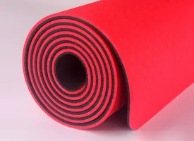 Eco Friendly Non-slip Double Layer TPE Yoga Mat