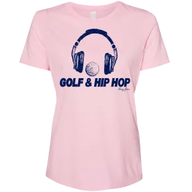 Golf & Hip Hop Women's Golf T-Shirt Pink