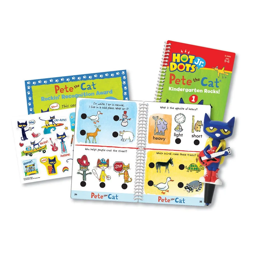 Hot Dots® Jr. Pete the Cat® Kindergarten Rocks! Set with Pete the Cat®—Your Groovin', Schoolin', Friend Pen