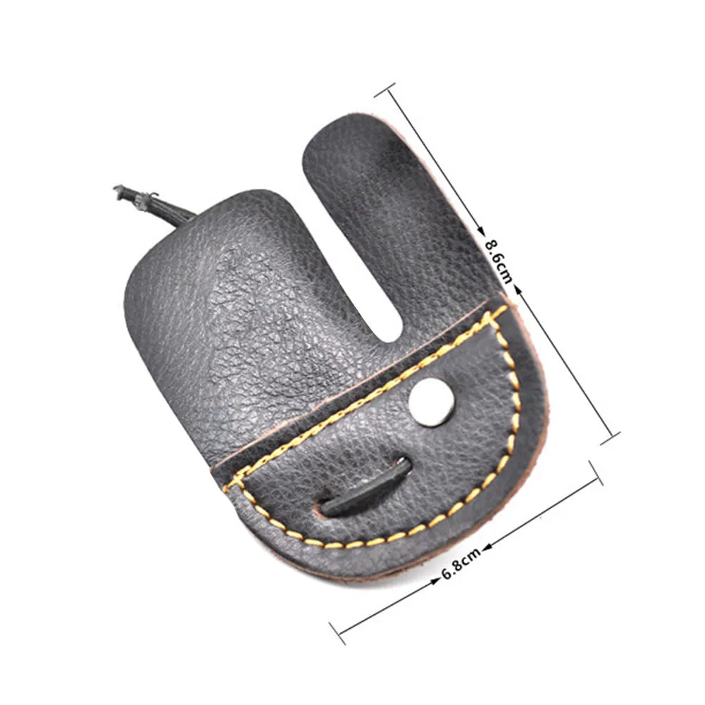 JX108H Archery Cow Leather Finger Tab Good for Recurve Bow