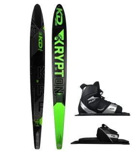 KD Krypton Slalom Ski with Flex Boot & RTP (2024)