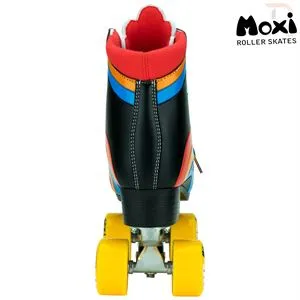 Moxi Rainbow Roller Skates - Black