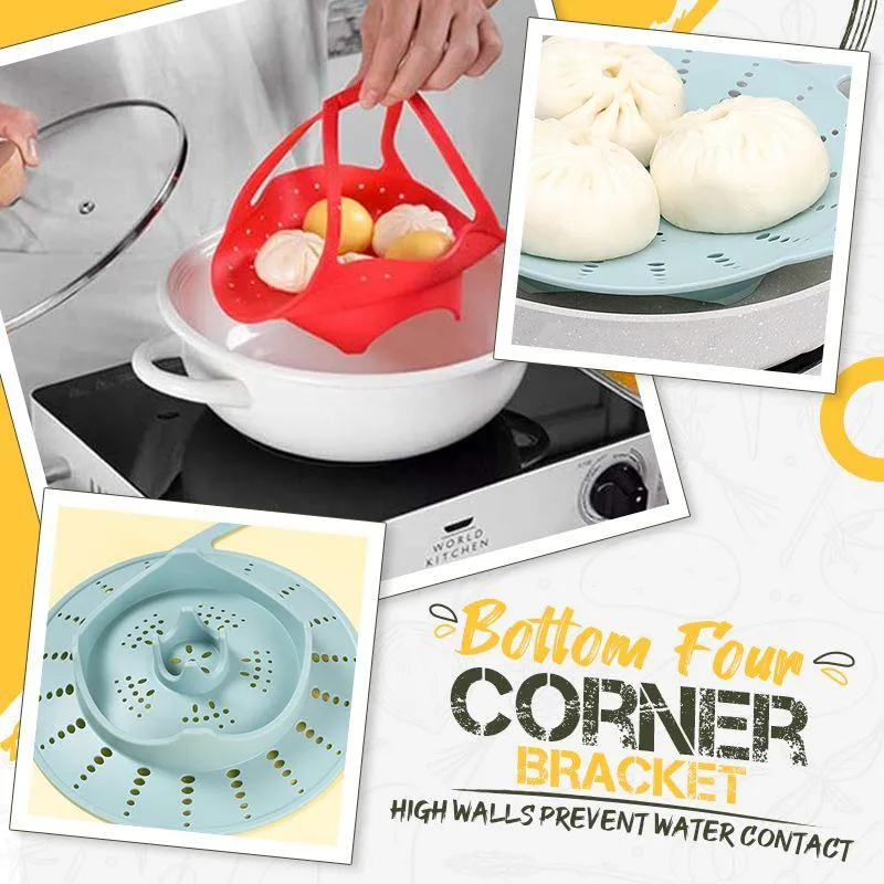 Non-Slip Food Steaming Basket