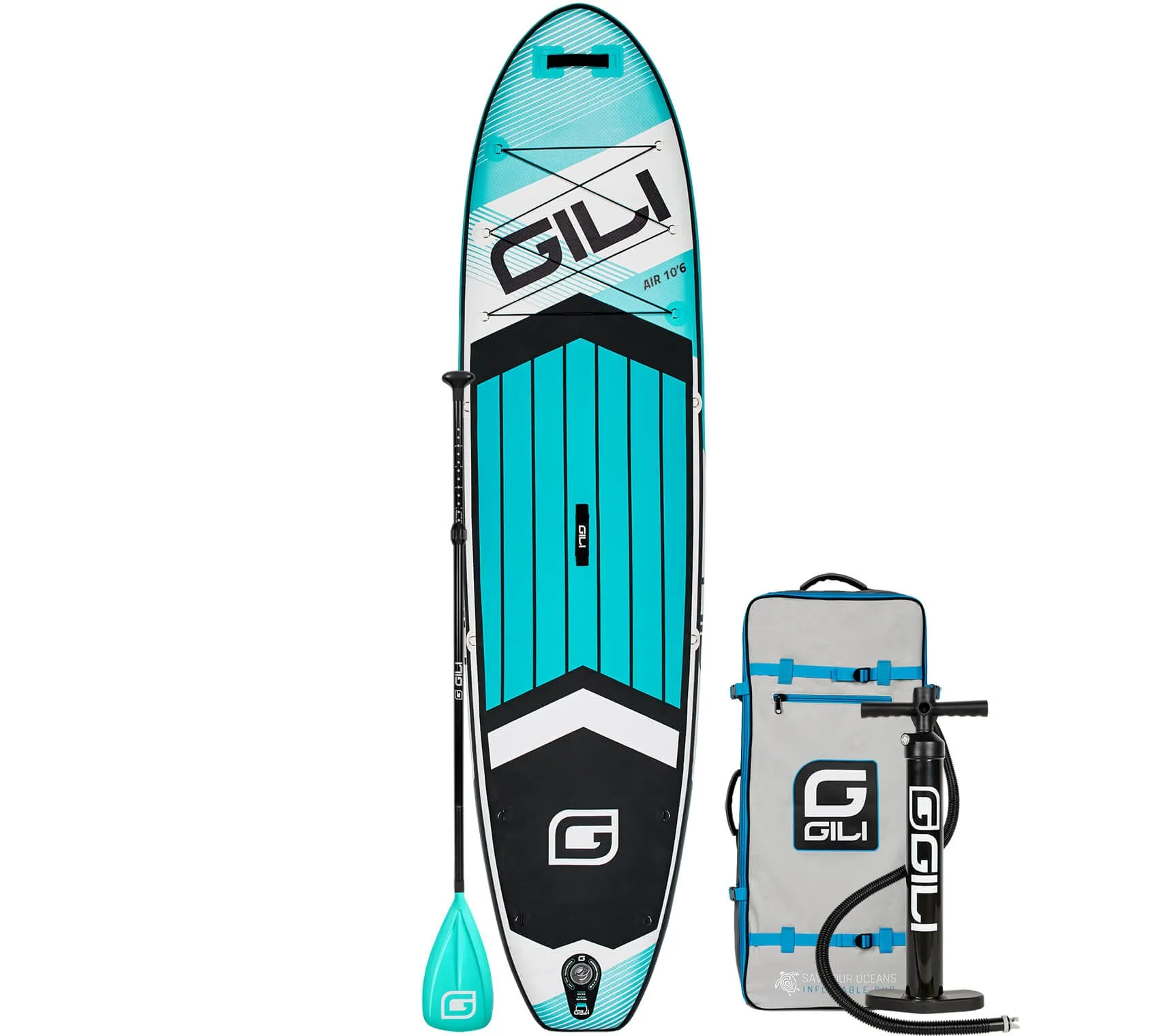 PREOWNED GILI 10'6 AIR Inflatable Stand Up Paddle Board (SUP) Preowned