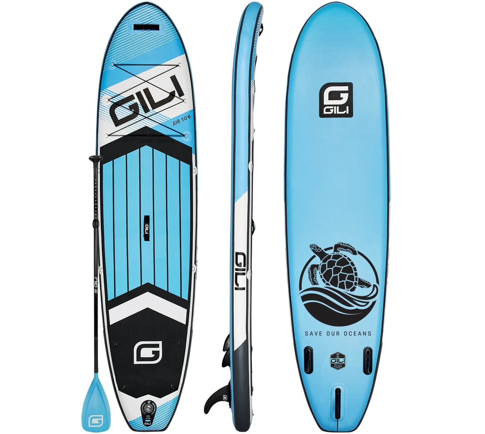 PREOWNED GILI 10'6 AIR Inflatable Stand Up Paddle Board (SUP) Preowned