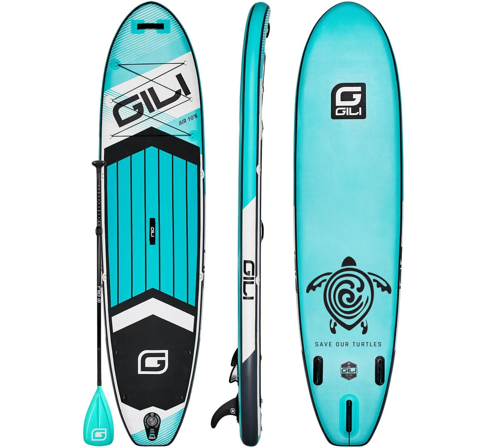 PREOWNED GILI 10'6 AIR Inflatable Stand Up Paddle Board (SUP) Preowned