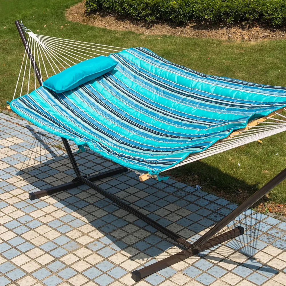 Stand with Cotton Rope Hammock - Lazy Daze Hammocks