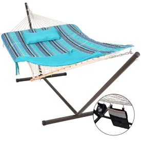 Stand with Cotton Rope Hammock - Lazy Daze Hammocks