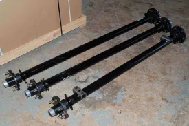 Trailer Axle Custom Built 3500 lb from Compact Camping Concepts.